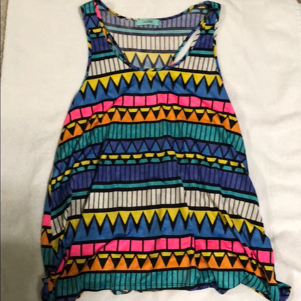 Colorful Razorback tank